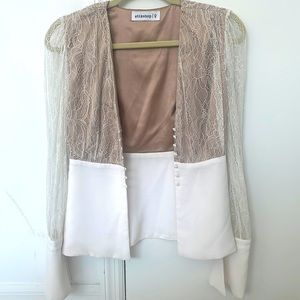 White Lace Blouse